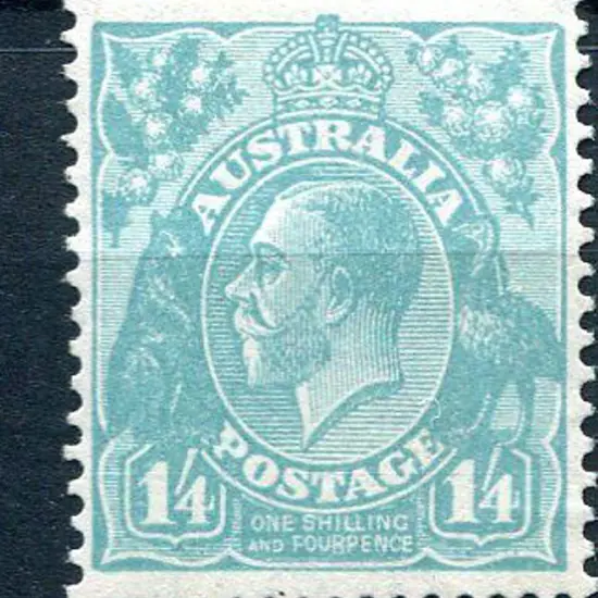 1931-36 CofA Watermark 1/4d greenish-blue. MUH & ...