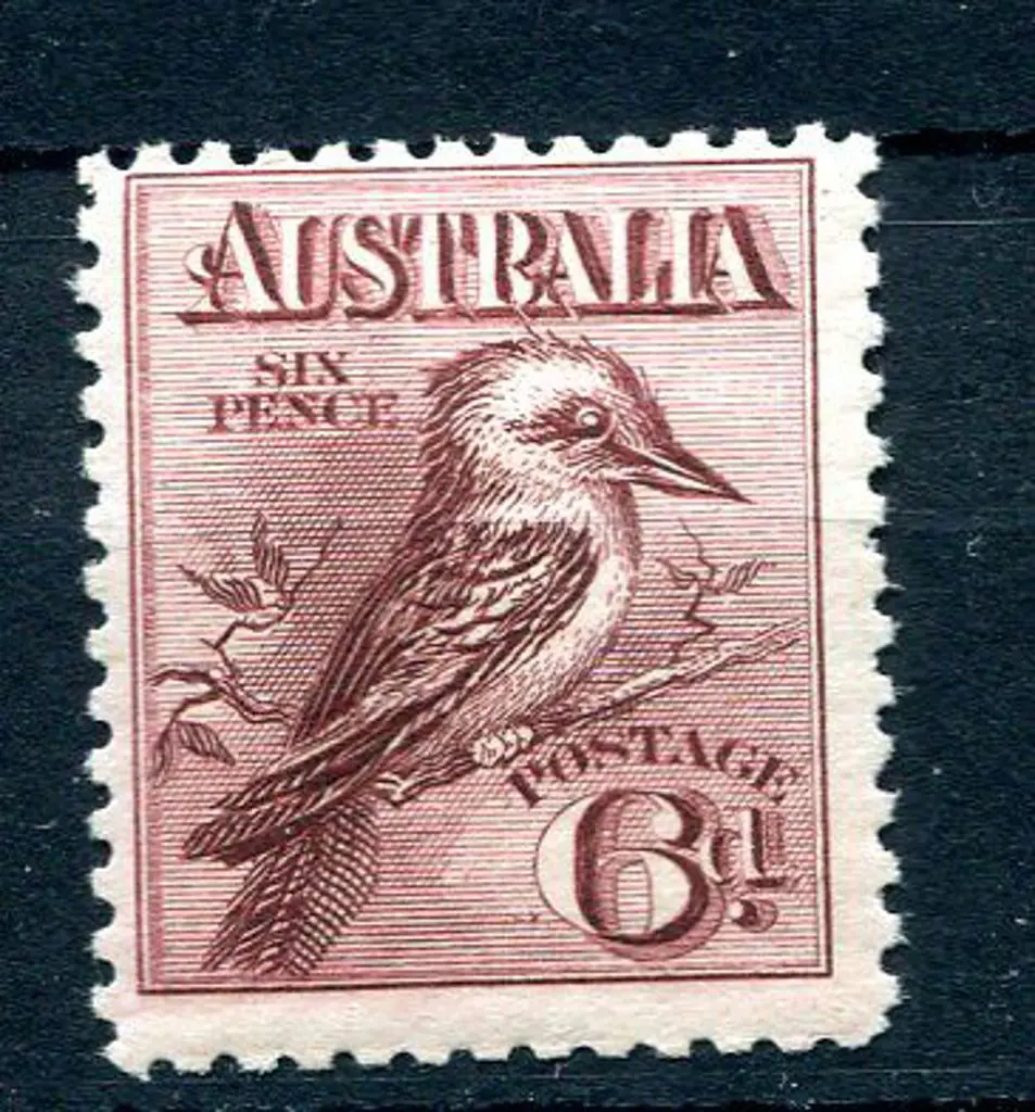 1914 6d engraved kookaburra. Fine MUH, & centred ... Image 1++