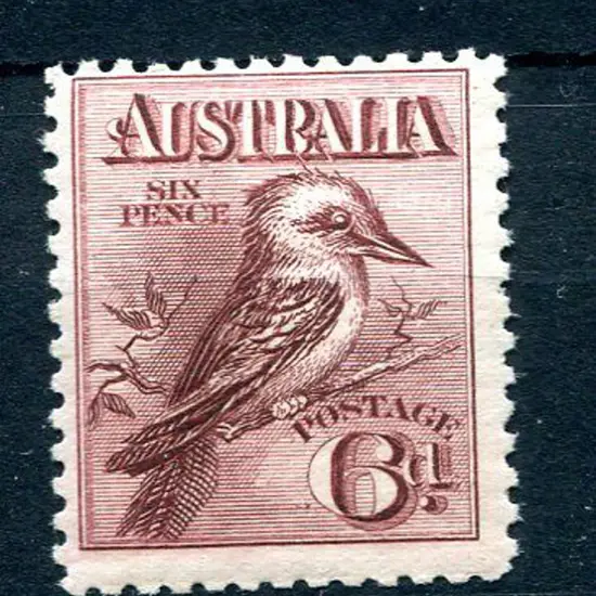 1914 6d engraved kookaburra. Fine MUH, & centred ...