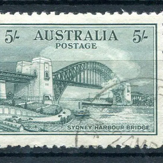 1932 5/- Sydney Harbour Bridge. Fine used, ...