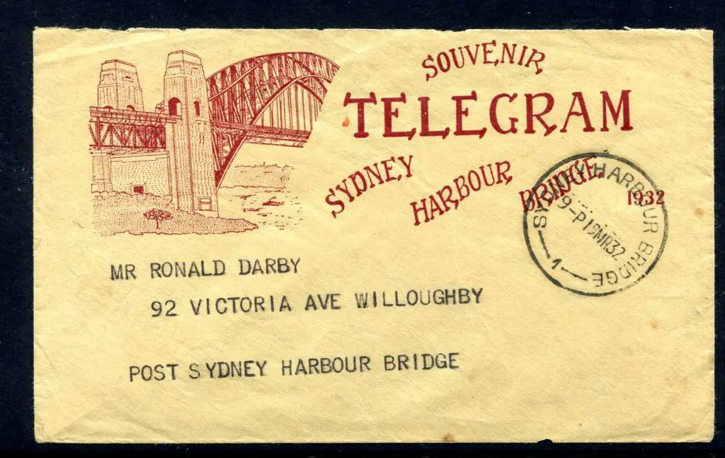 1932 (19th Mar) "Sydney Harbour Bridge Souvenir ... Image 1++