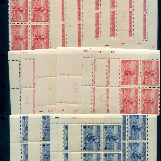 1936 2d Cable Plate number blocks from all ...