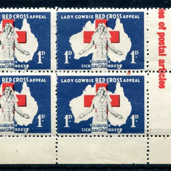 1940's Lady Gowrie Red Cross Appeal cinderella ...