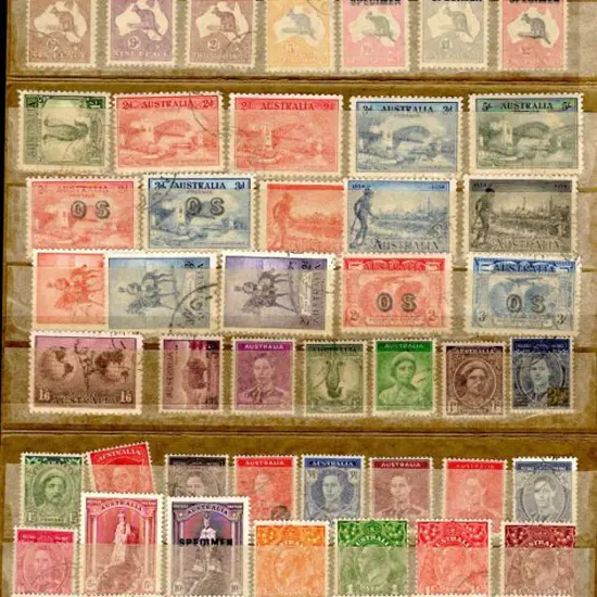 1941 PMG "Set of Australian Postage Stamps" ...
