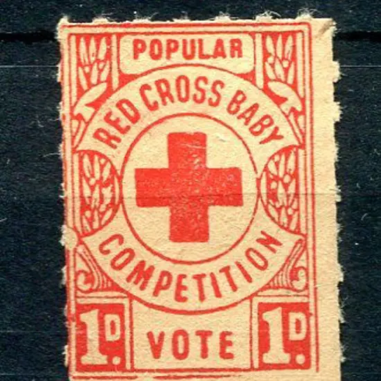 1950c 1d "Popular Vote Red Cross Baby Competition" ...