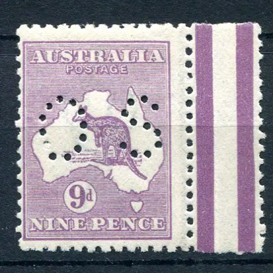 1915/28 9d pale violet Die IIB kangaroo, 3rd wmk, ...
