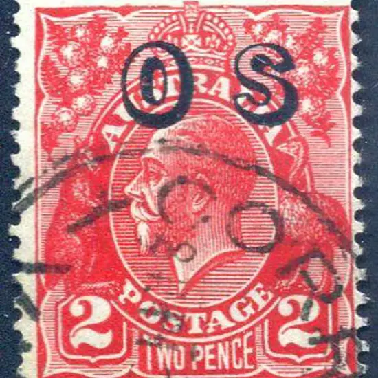 1932 2d deep golden scarlet, Die III, SMW, perf. ...
