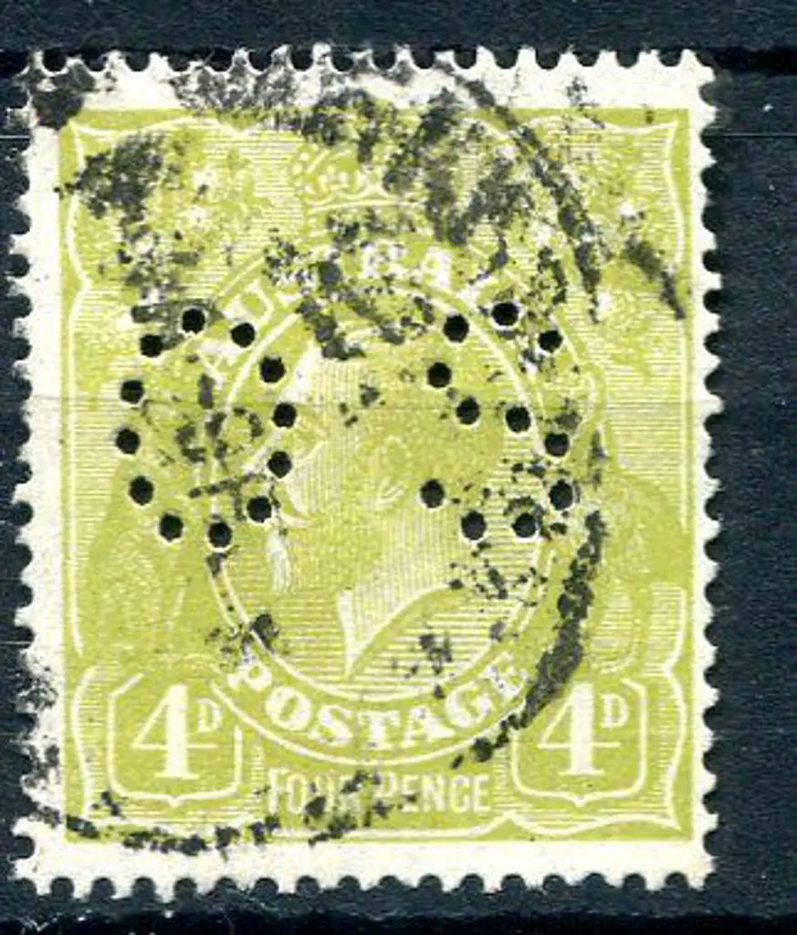 1926 4d greenish-olive, SMW Perf. 14 with "Short ... Image 1++
