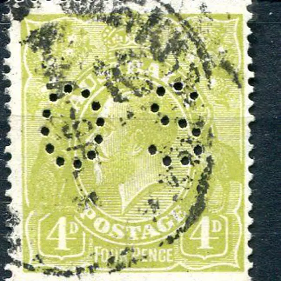 1926 4d greenish-olive, SMW Perf. 14 with "Short ...