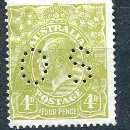 1926 4d greenish-olive, SMW perf. 14 & perfined ...