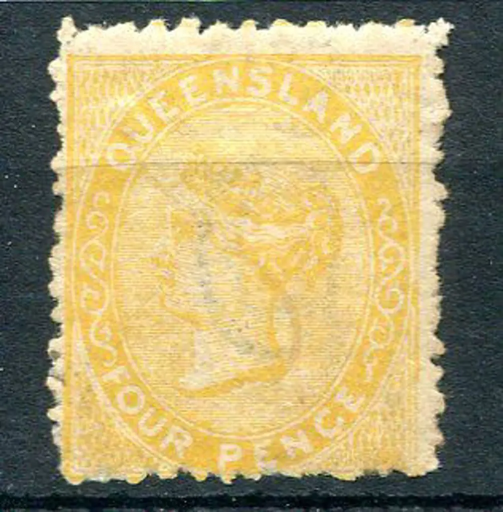 1879/81 4d orange-yellow with SG wmk 6 showing ... Image 1++