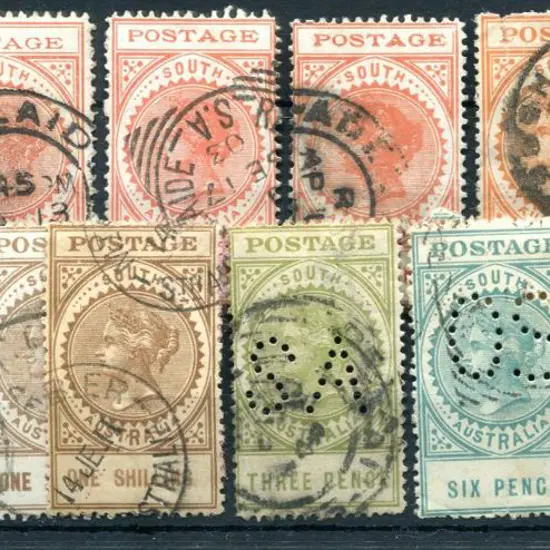 1902/04 4d & 6d thin "Postage" plus 1904/11 & ...