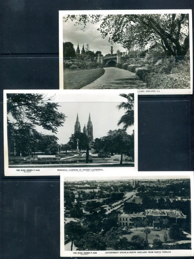 c1910 "Government House & North Adelaide from ... Image 1++