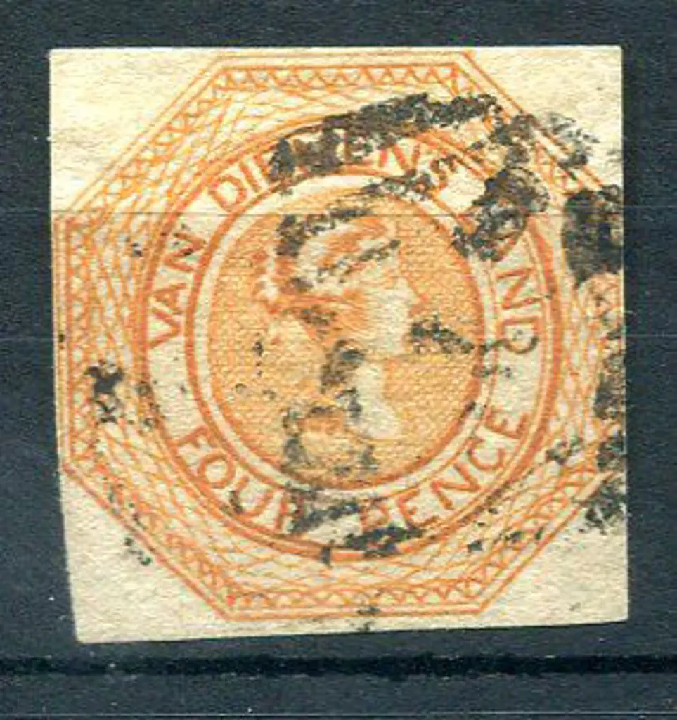 1853 4d dull orange "Courier", plate II with ... Image 1++
