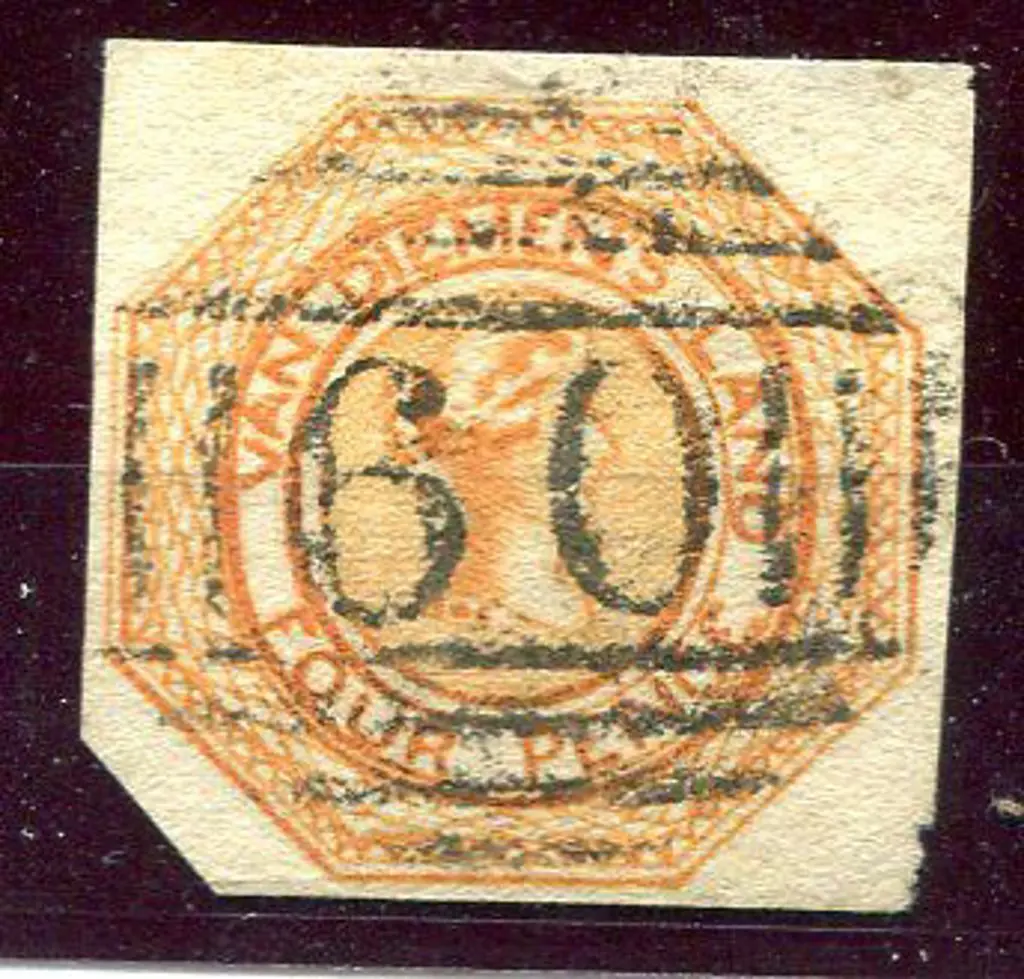 1853 4d red-orange "Courier", plate II second ... Image 1++