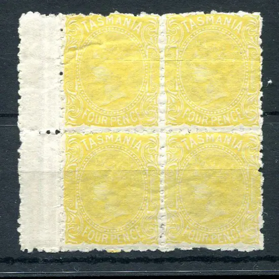 1880/91 4d chrome-yellow, perf. 11½ in marginal ...