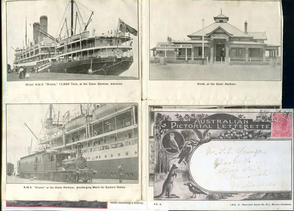 1912 "Australian Pictorial Letterette" b&w ... Image 1++
