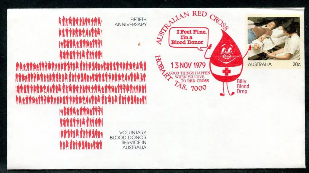 1979 (13th Nov) 20c 50th Anniv Blood Donor PSE ... Image 1++