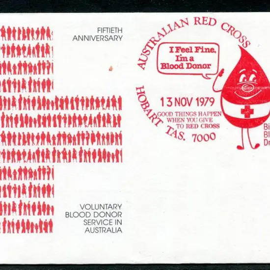 1979 (13th Nov) 20c 50th Anniv Blood Donor PSE ...