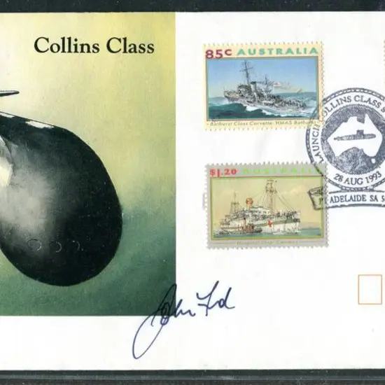 1993 (28th Aug) WWII Navel Ships set of 4 on ...