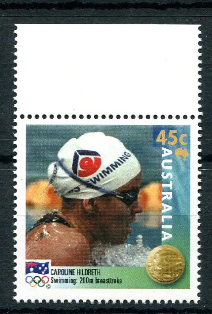 2000 Olympic Gold Medallists 45c essay as above ... Image 1++