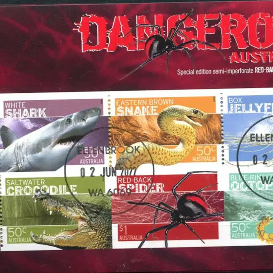 2006 Dangerous Australians Spider M/S's containing ...