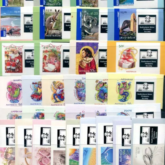 2007-2010 Sutherland Shire Philatelic Society set ...