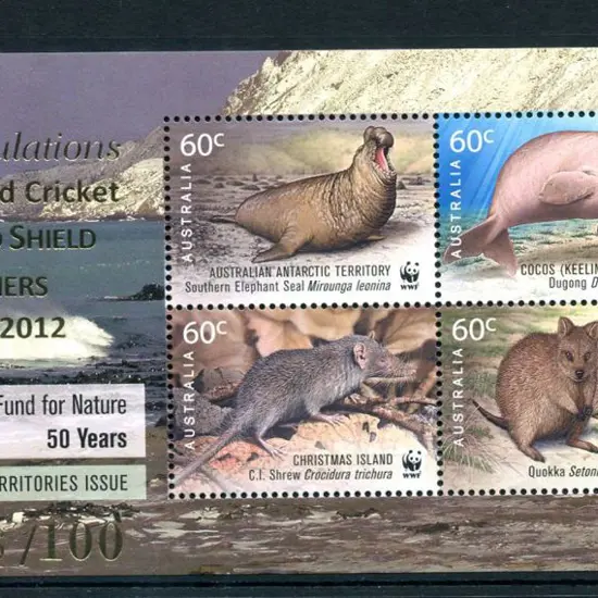 2011 WWF M/S ovptd "Congratulations Queensland ...