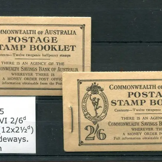 1949 2/6d KGVI black on fawn containing 12 x 2½d ...