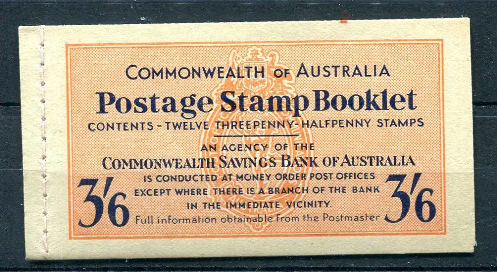 1952 3/6s KGVI booklet with tropical wax ... Image 1++