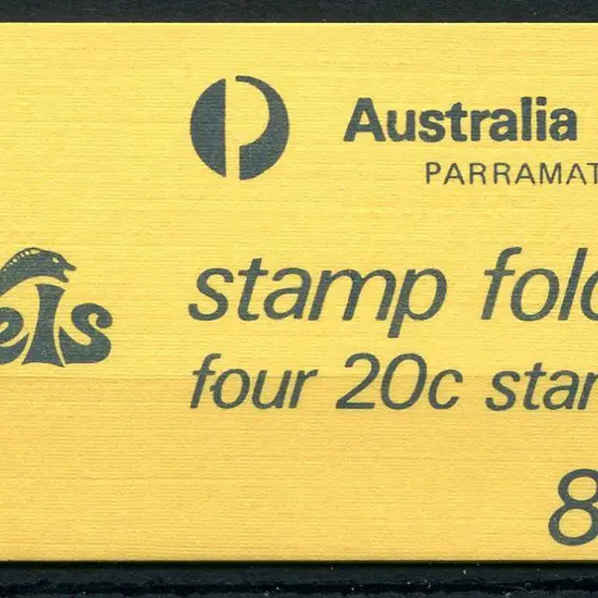 1982 80c Parramatta Eels Stamp Booklet attached ...