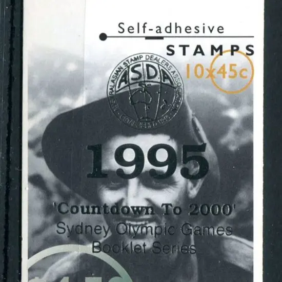 1995 $4.50 Aust Remembers ovptd "ASDA Countdown to ...