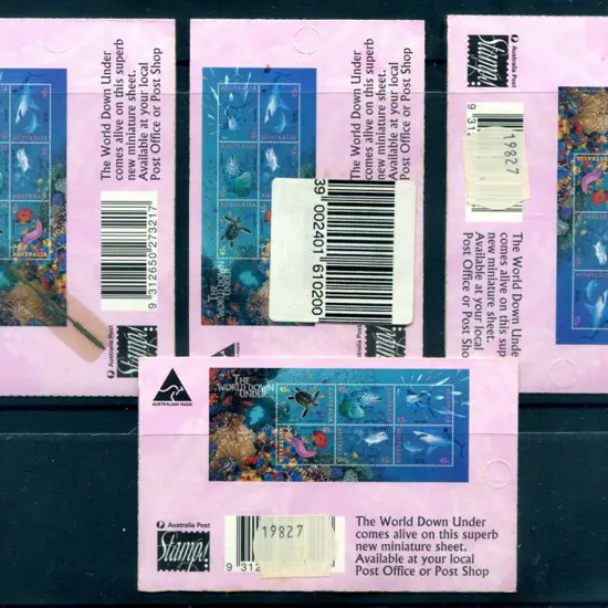 1995 $4.50 World Down Under x 3 each with ...