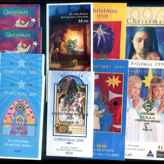 1996-2003 $8 or $9 Christmas booklets complete all ...