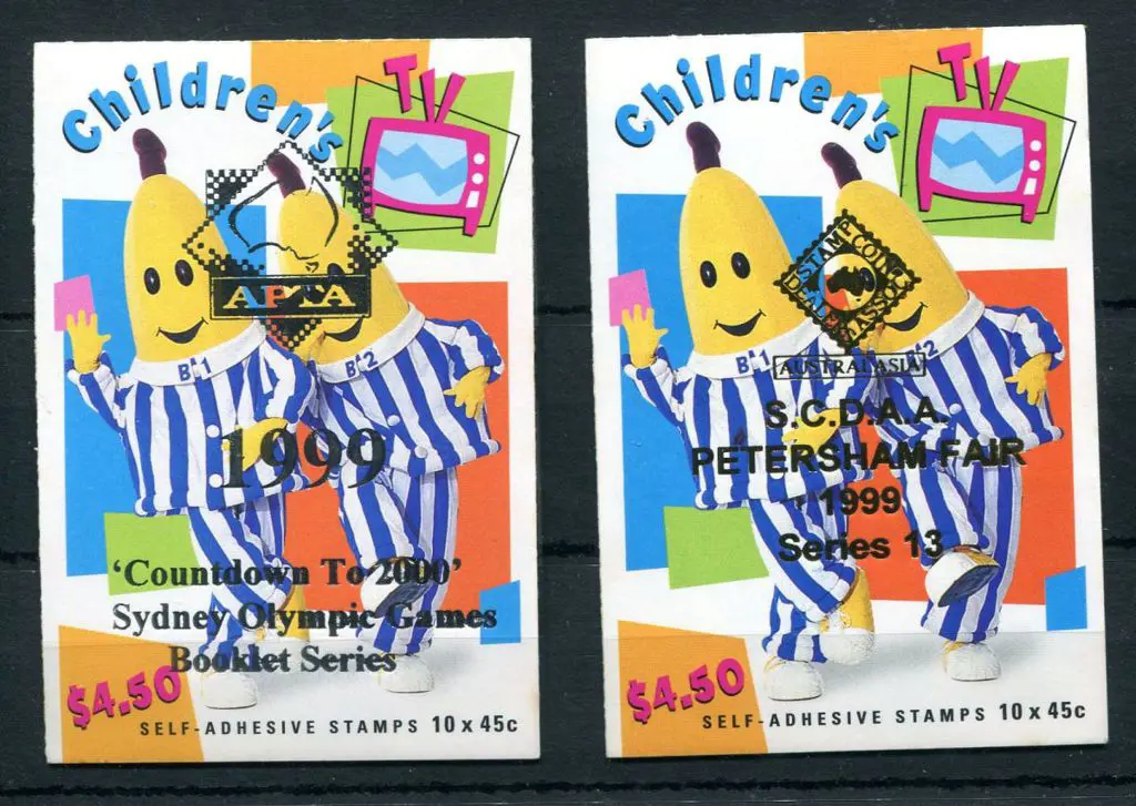 1999 $4.50 Children's TV ovptd "APTA 1999 ... Image 1++