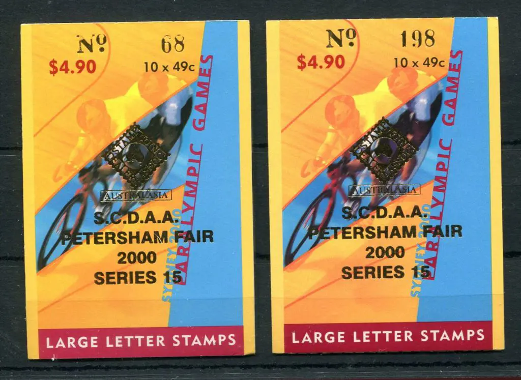 2000 $4.50 Paralympic Games ovptd "S.C.D.A.A. ... Image 1++