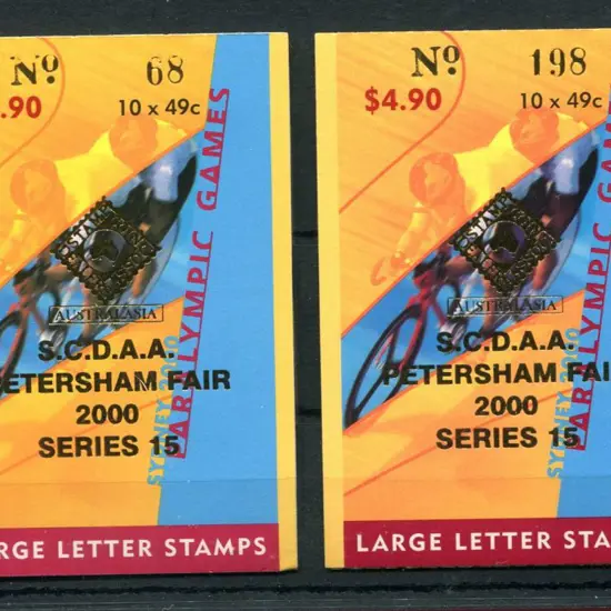 2000 $4.50 Paralympic Games ovptd "S.C.D.A.A. ...