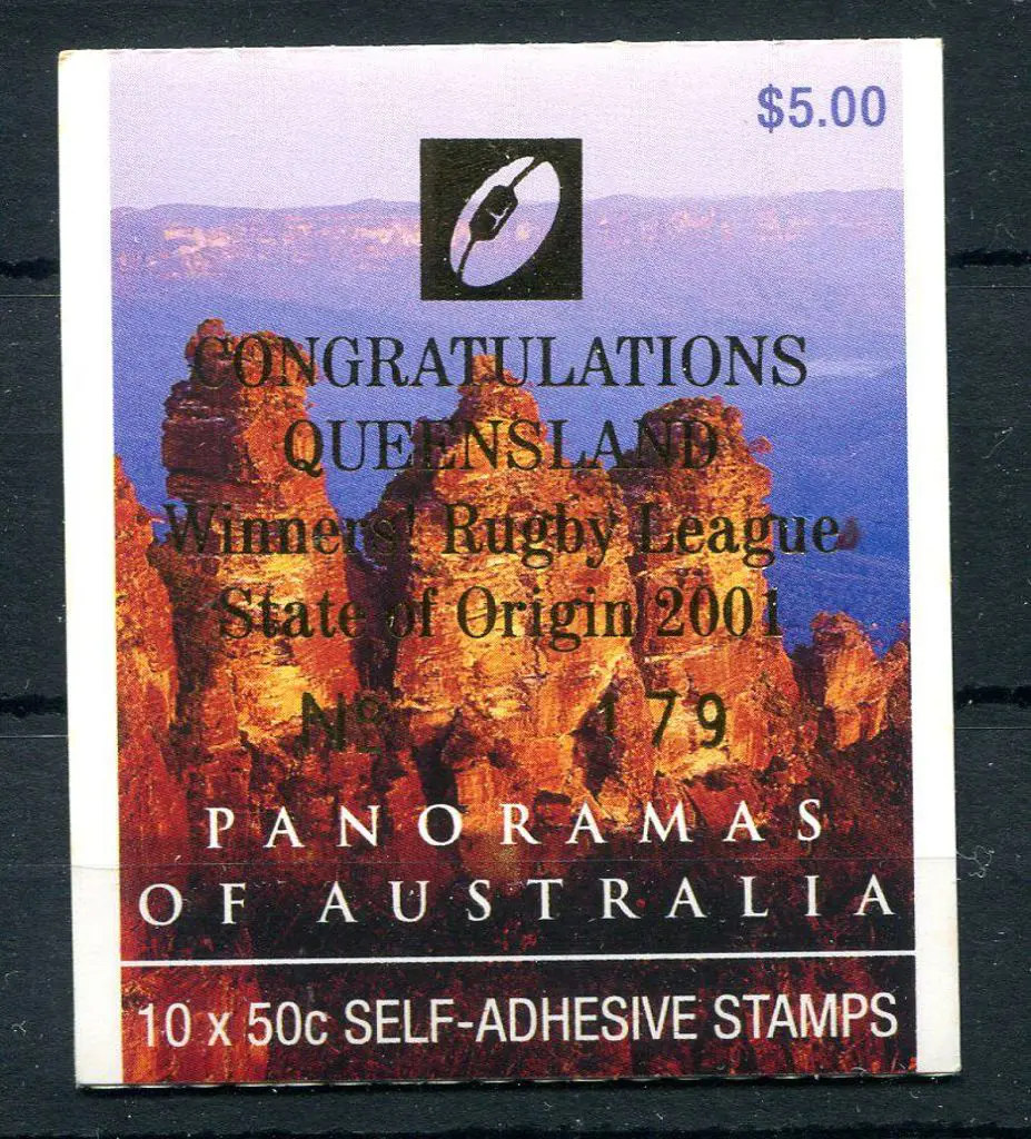 2001 $5 Panoramas Int Post ovptd "Congratulations ... Image 1++