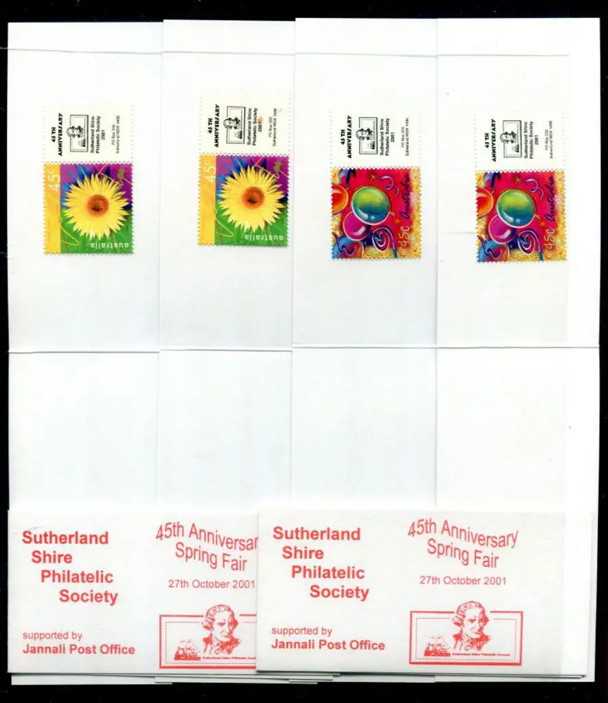 2001 Sutherland Shire Philatelic Society Spring ... Image 1++