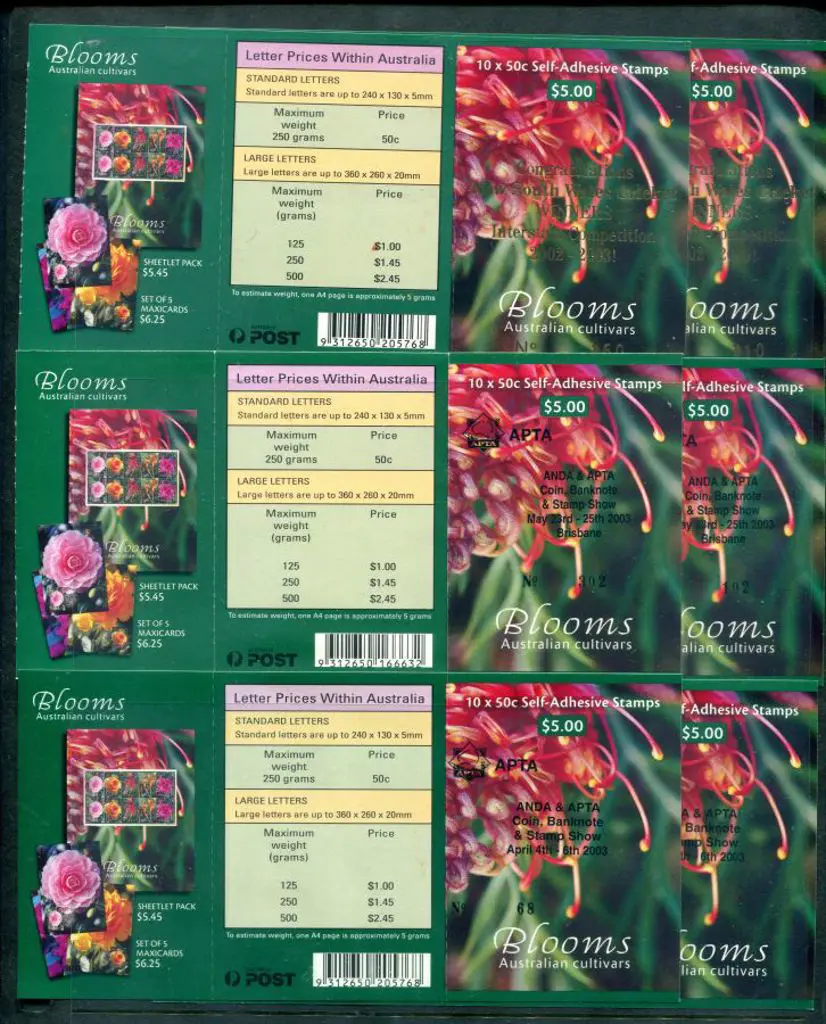 2003 $5 Blooms ovptd "Congratulations New South ... Image 1++