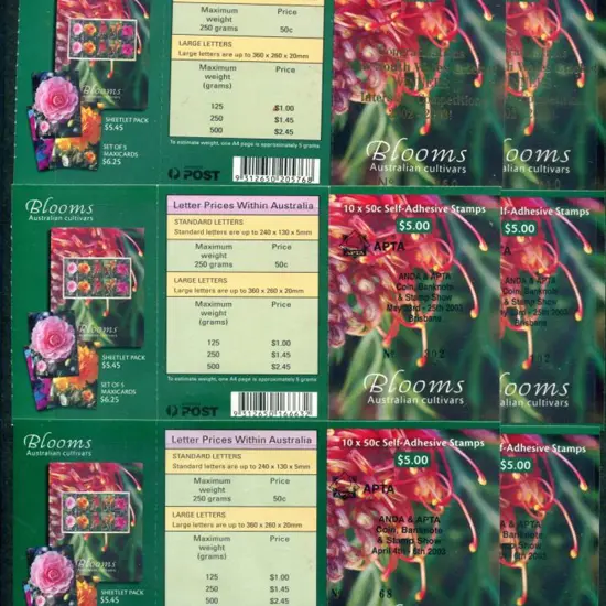 2003 $5 Blooms ovptd "Congratulations New South ...