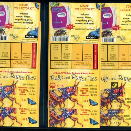 2003 $5 Bugs & Butterflies ovptd "Congratulations ...