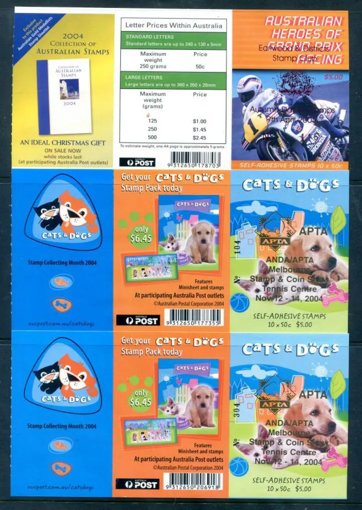 2004 $5 Cats & Dogs ovptd "ANDA/APTA Melbourne ... Image 1++