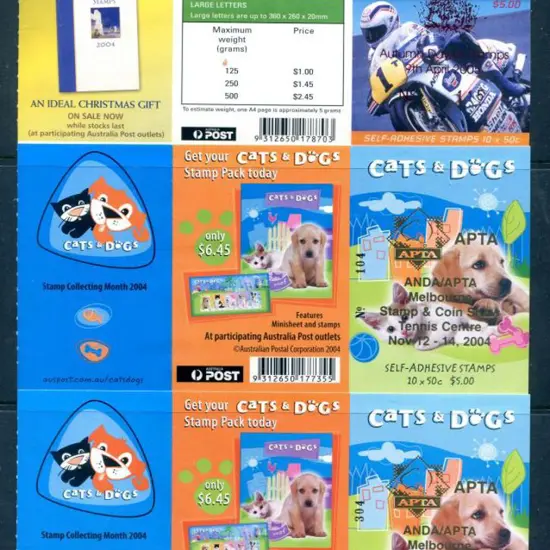 2004 $5 Cats & Dogs ovptd "ANDA/APTA Melbourne ...
