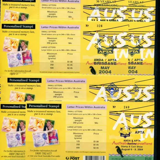 2004 $5 Innovations ovptd "ANDA/APTA Brisbane May ...