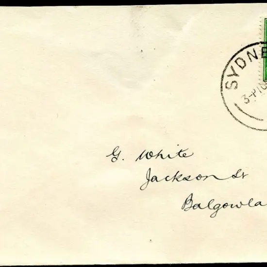 1941 (10th Dec) 1½d green KGVI definitive tied to ...