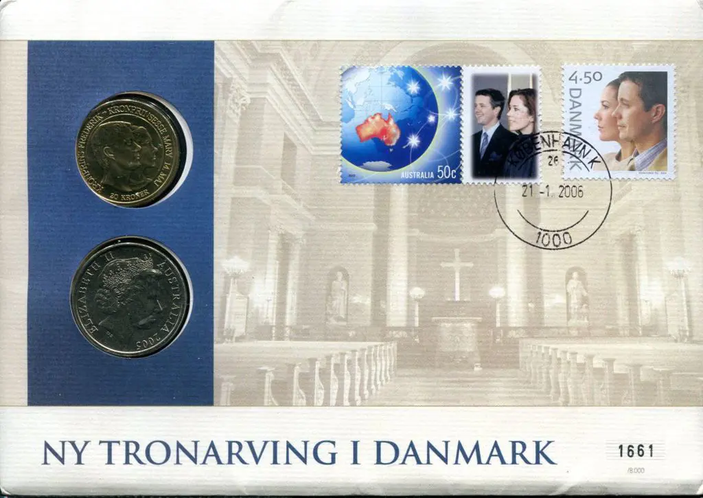 2006 (21st Jan) "NY Tronarving I Danmark" PNC with ... Image 1++