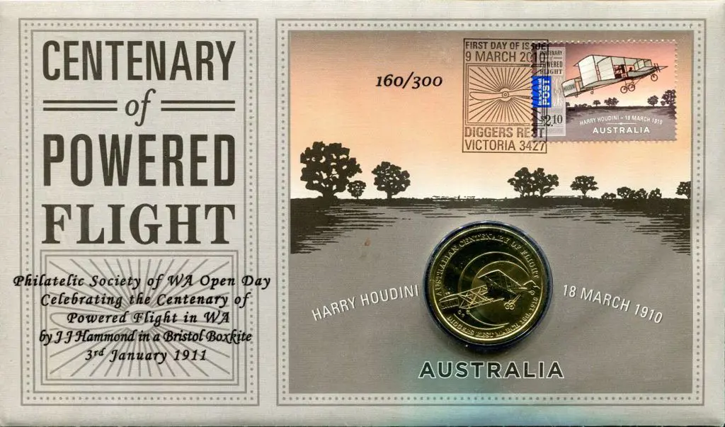 2010 (9th Mar) Cent of Powered Flight ovptd ... Image 1++