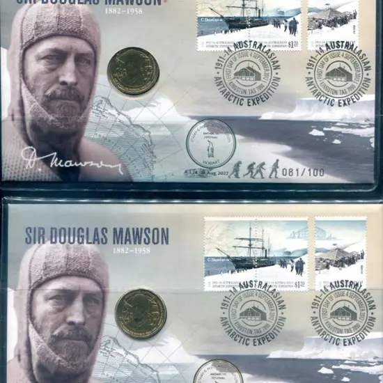 2012 (4th Sept) "Sir Douglas Mawson" $1 commem ...