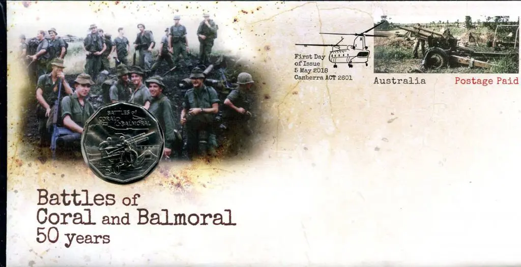 2018 (5th May) Battles of Coral & Balmoral 50c ... Image 1++